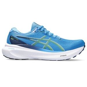 ASICS Gel Kayano 30 Women’s Running Sneakers Gris Blue Lime Green 9